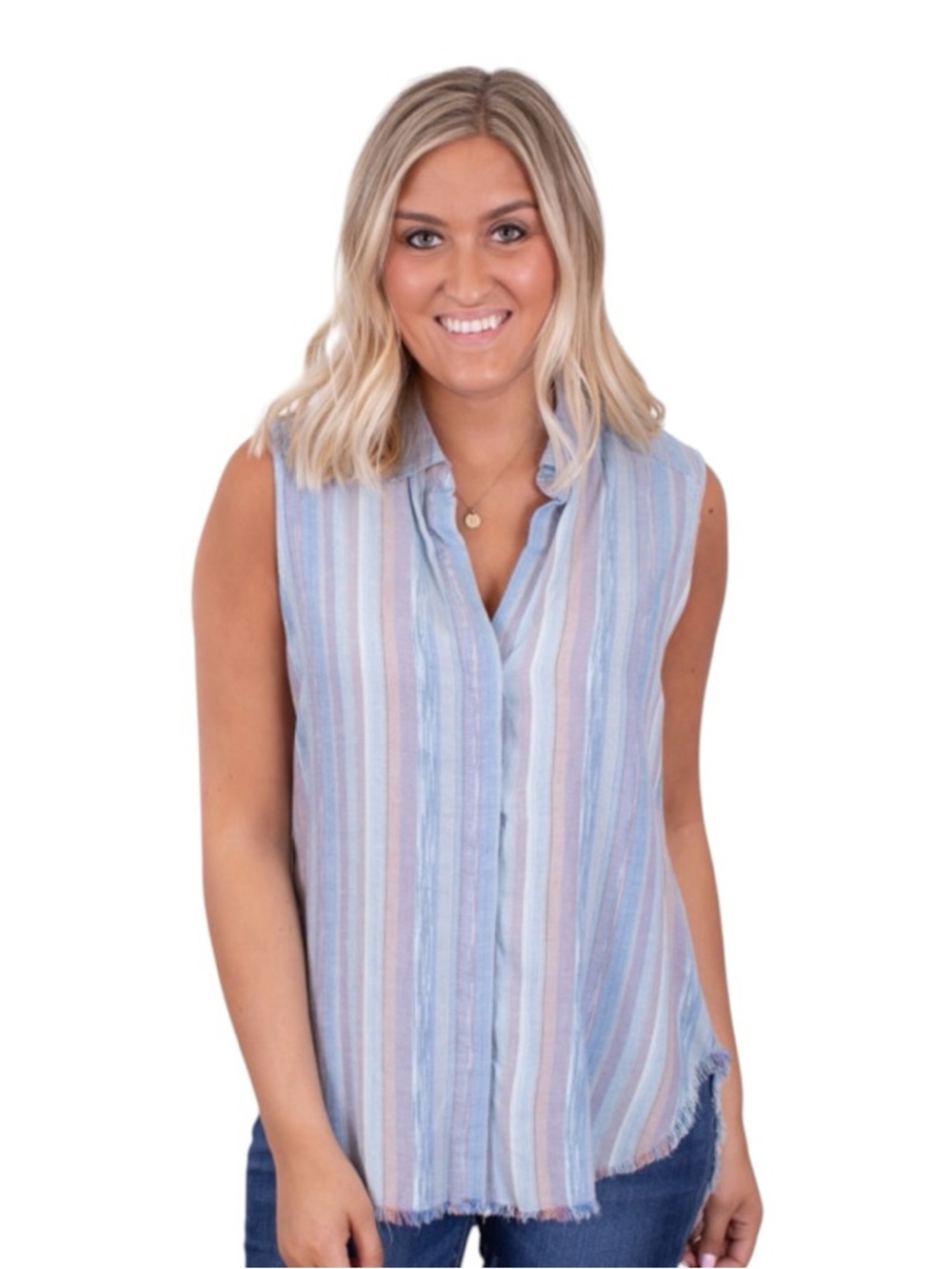 Bella Dahl Crossback Yoke Shirt - Size M